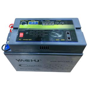 Yachu 40Ah Rechargeable Battery Kit with AC Output, USB Ports, 6A Charger & LED Bulbs – Reliable Portable Power for Home, Business & Outdoor UsePower your world with the Yachu 40Ah Rechargeable Battry