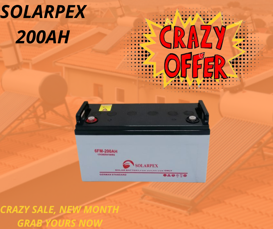 400W Solar Full Kit | 200Ah Battery + 600W Inverter + 30A Controller + 3 LED Bulbs – a complete solar power solution for your home or business.