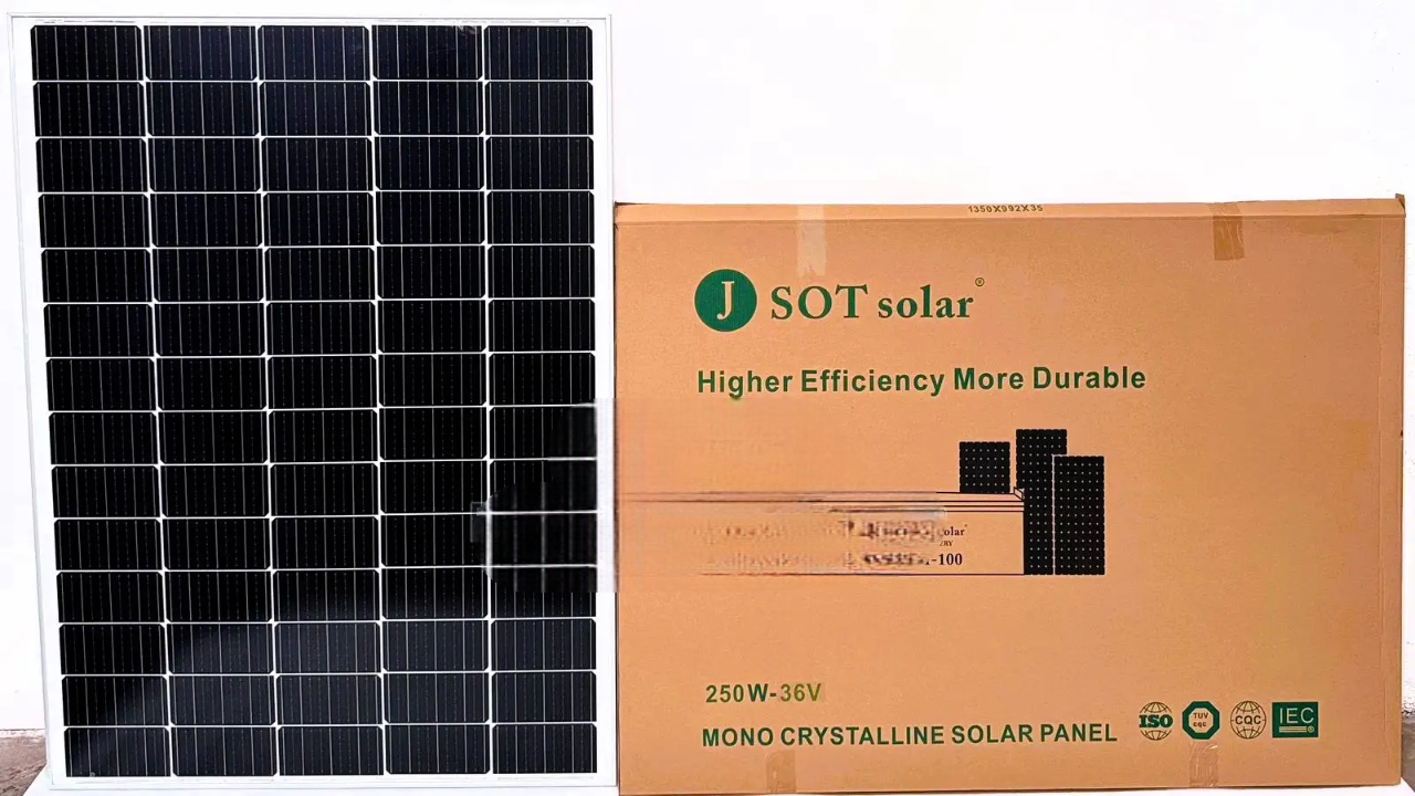 Solar panel 250w monocrystalline (all weather) the  Solar panels trap the free energy of the sun for your use - designed to capture free solar energy and convert it into reliable electricity.