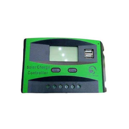 Solarmax 100 W Solar Panel Full Installation Kit 100 W Solar Panel + 80 AH Solar Battery + 300 W Solar Power Inverter + 10 AH Solar Charge Controller + 3DC Solar Bulbs + Free Standing Solar Fan