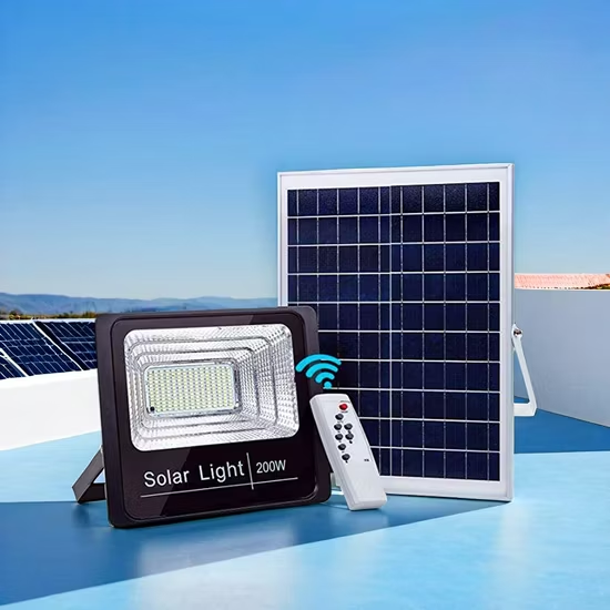 200W Solar Security Floodlight – Automatic Dusk to Dawn Outdoor Lighting - Brighten up your outdoors with the 200W Solar Security Floodlight, designed for automatic dusk-to-dawn operation