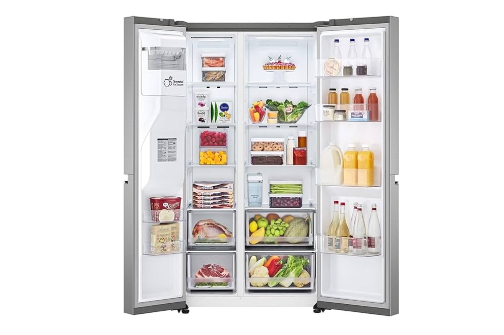 LG GC-X257CSES Side-by-Side Fridge – 635L with InstaView, UVnano™ Dispenser & HygieneFresh+™ - Upgrade your kitchen with the LG GC-X257CSES 635L Side-by-Side Fridge, designed for modern homes.