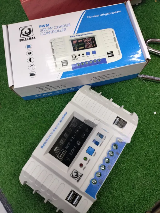 50A Solarmax PWM Solar Charge Controller with Dual USB – LCD Display & Auto 12V/24V Detection - Keep your solar system safe and efficient with the 50A Solarmax PWM Charge Controller.