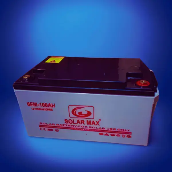 Solarmax High Quality 100Ah Solar Battery – German Standard Deep Cycle Maintenance-Free Power Storage - Designed to deliver long-lasting, reliable power for your solar and backup energy needs.