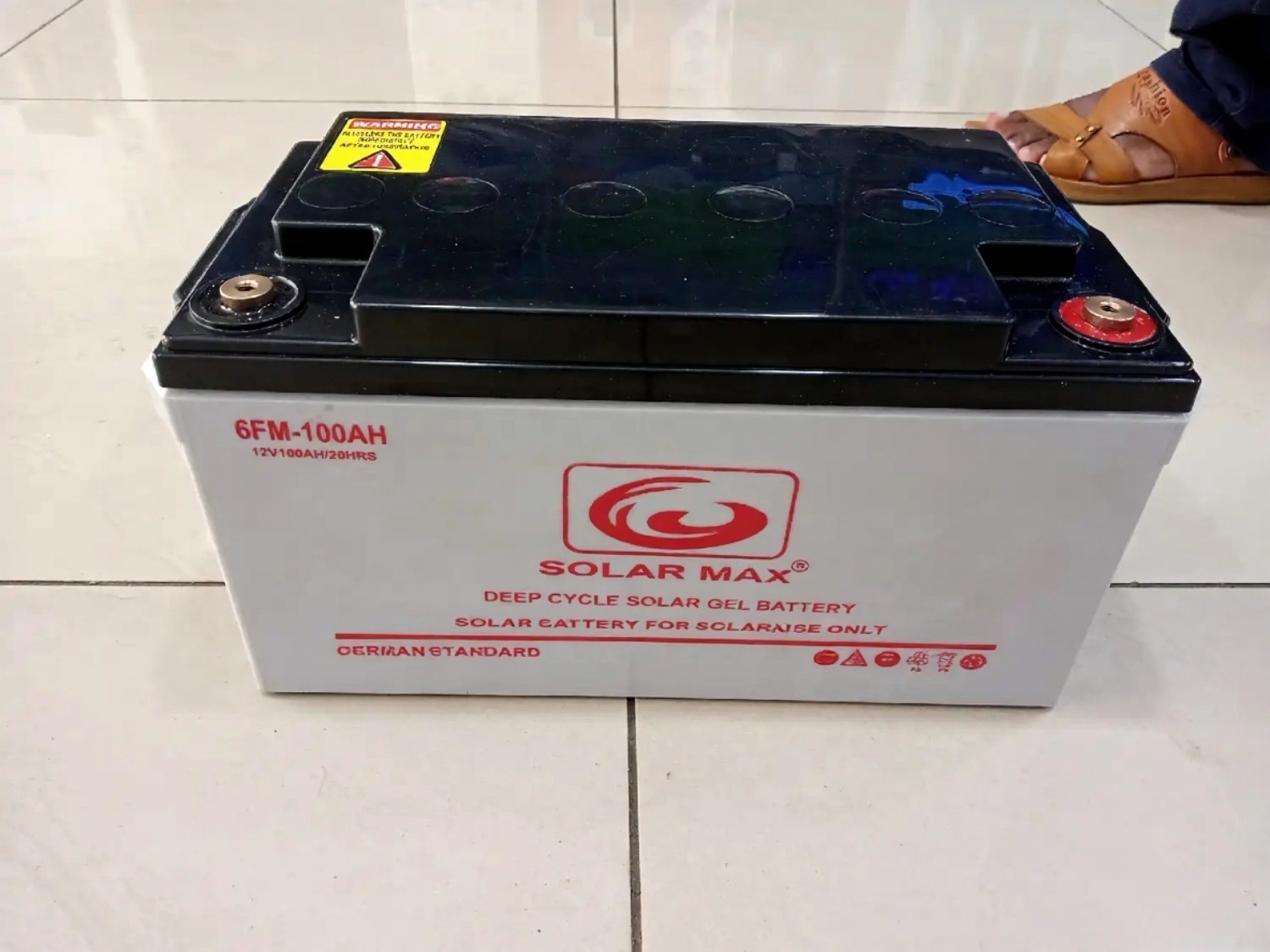 Solarmax High Quality 100Ah Solar Battery – German Standard Deep Cycle Maintenance-Free Power Storage - Designed to deliver long-lasting, reliable power for your solar and backup energy needs.