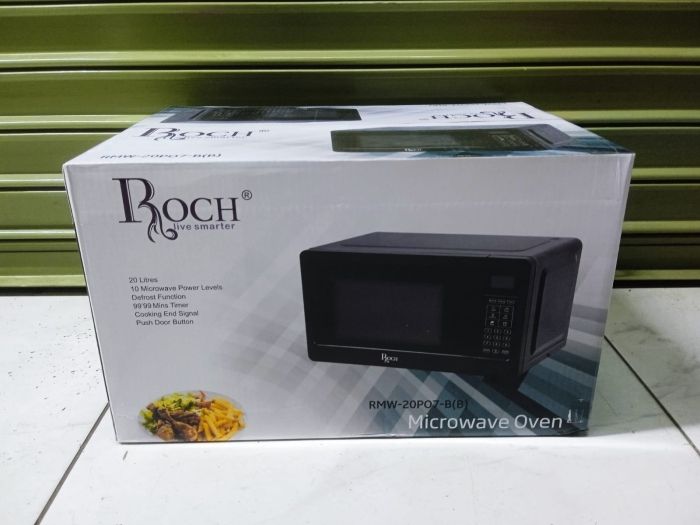 Roch Microwave Oven – Compact, Durable & Energy-Efficient Kitchen Appliance - A modern, stylish, and high-performance kitchen appliance designed to simplify everyday cooking.