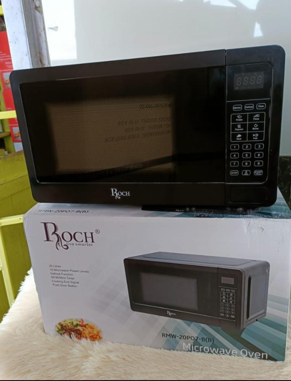 Roch Microwave Oven – Compact, Durable & Energy-Efficient Kitchen Appliance - A modern, stylish, and high-performance kitchen appliance designed to simplify everyday cooking.