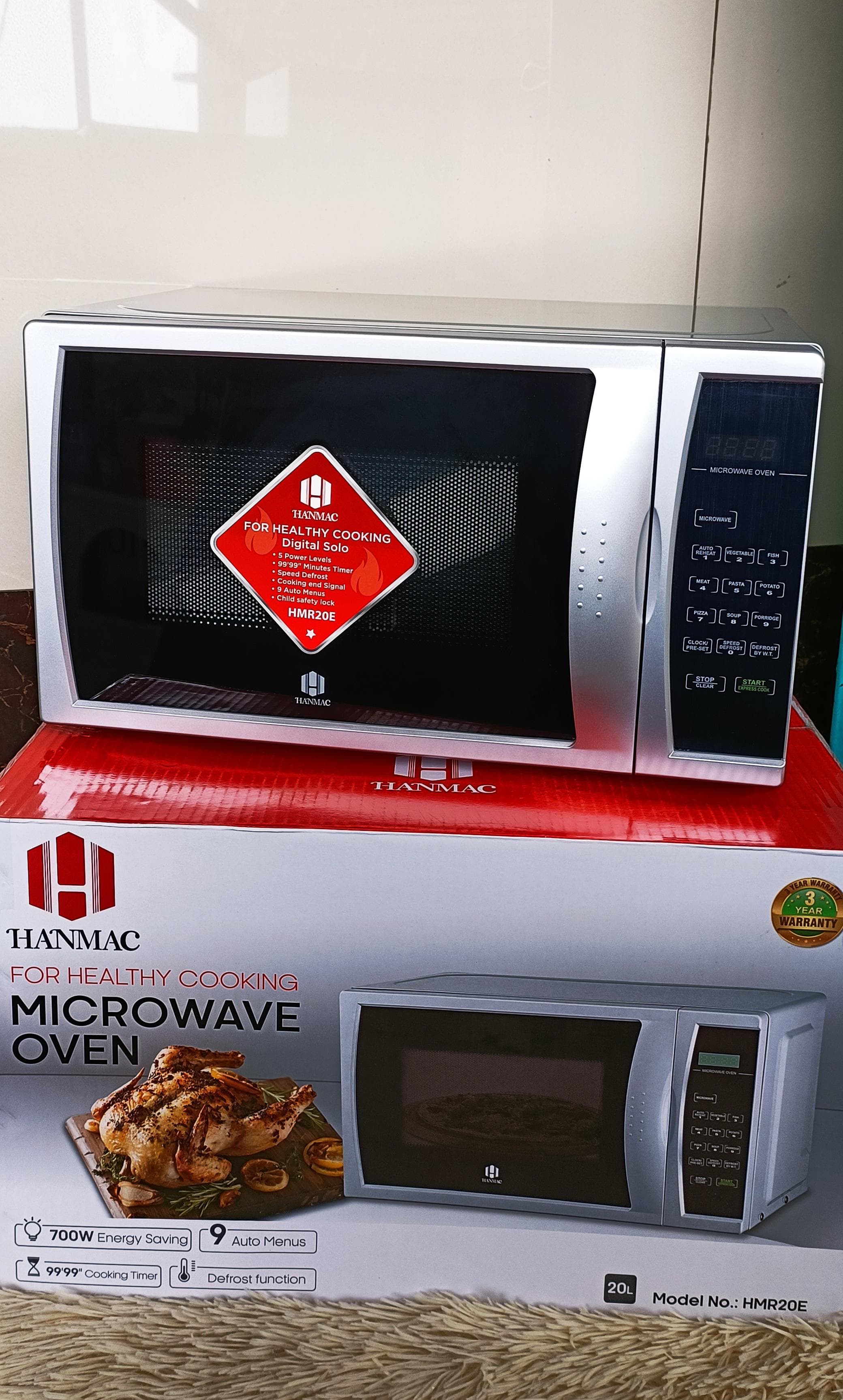 Hanmac Microwave Oven – Reliable, Stylish & Energy-Efficient Kitchen Appliance - A modern and efficient cooking appliance designed for fast meal preparation at home, in offices, or small commercial.