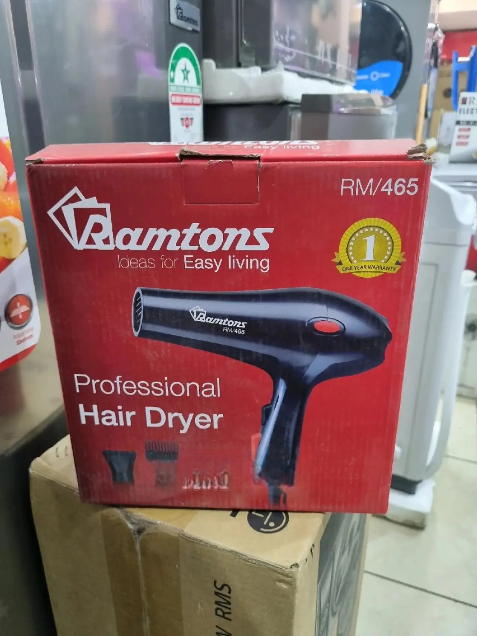 Ramtons Professional Blowdry – High-Power Salon & Home Hair Dryer - A high-performance hair dryer designed for both professional salons and home use.