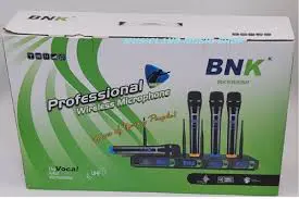 BNK 3-in-1 Wireless Microphone System – Handheld, Lavalier & Headset Mics in One Package - The BNK 3-in-1 Wireless Microphone System is a versatile audio solution designed for churches, events, DJs.