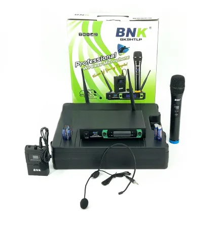 BNK 3-in-1 Wireless Microphone System – Handheld, Lavalier & Headset Mics in One Package - The BNK 3-in-1 Wireless Microphone System is a versatile audio solution designed for churches, events, DJs.