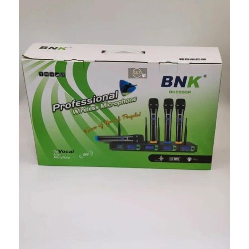 BNK 3-in-1 Wireless Microphone System – Handheld, Lavalier & Headset Mics in One Package - The BNK 3-in-1 Wireless Microphone System is a versatile audio solution designed for churches, events, DJs.