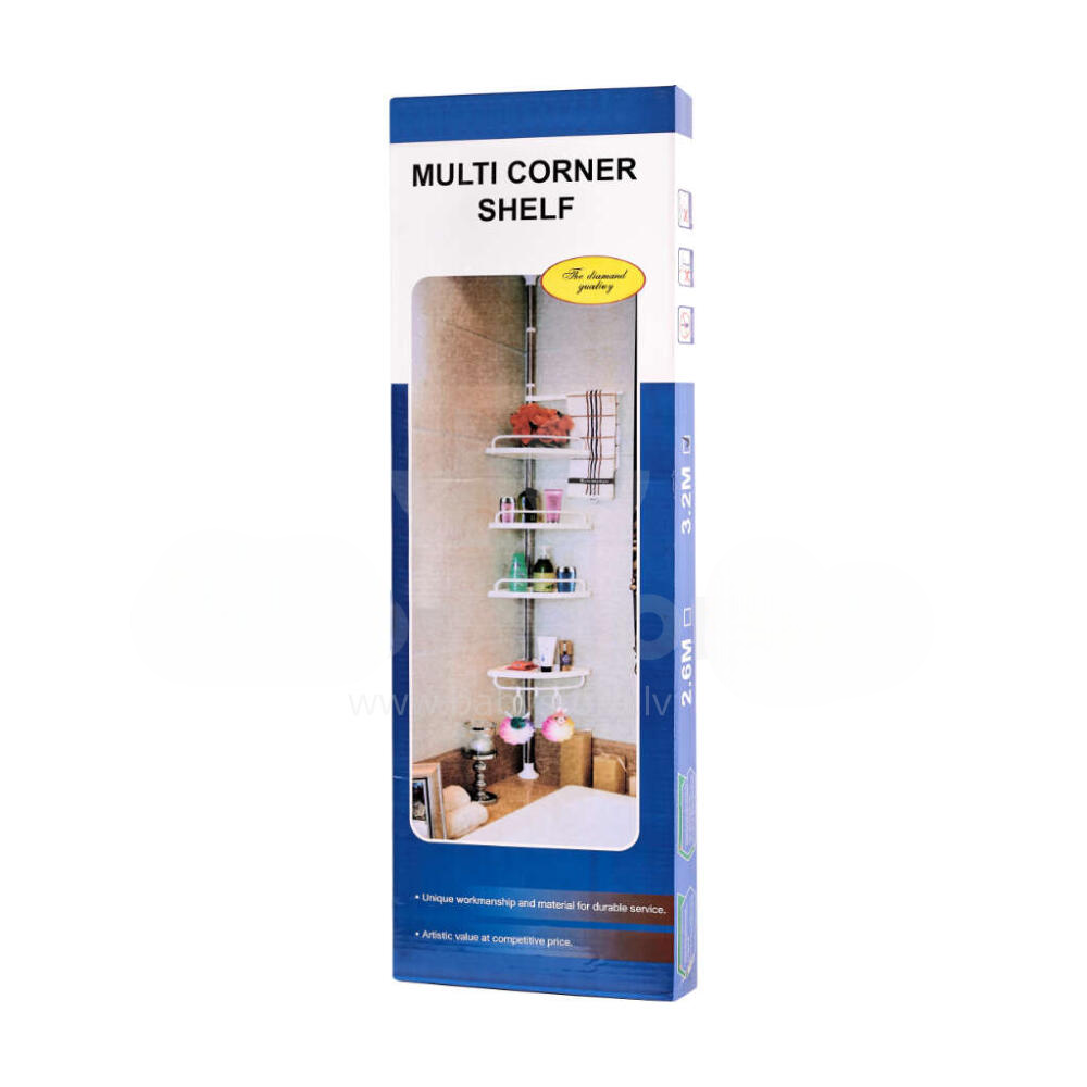Multi Corner Shelf – 3.2m Adjustable Storage Rack for Home & Office Organization. It provides sturdy, space-saving, and elegant organization for books, plants, kitchenware, or décor.