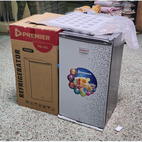Premier 90 Litres Single Door Refrigerator – Compact & Energy-Efficient Fridge – the perfect balance of style, efficiency, and convenience for homes, offices, or small businesses.