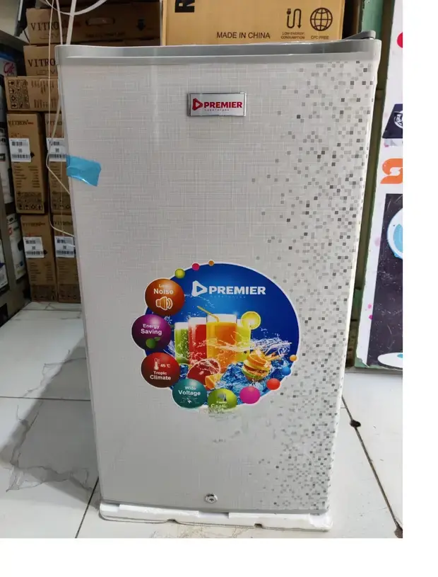 Premier 90 Litres Single Door Refrigerator – Compact & Energy-Efficient Fridge – the perfect balance of style, efficiency, and convenience for homes, offices, or small businesses.