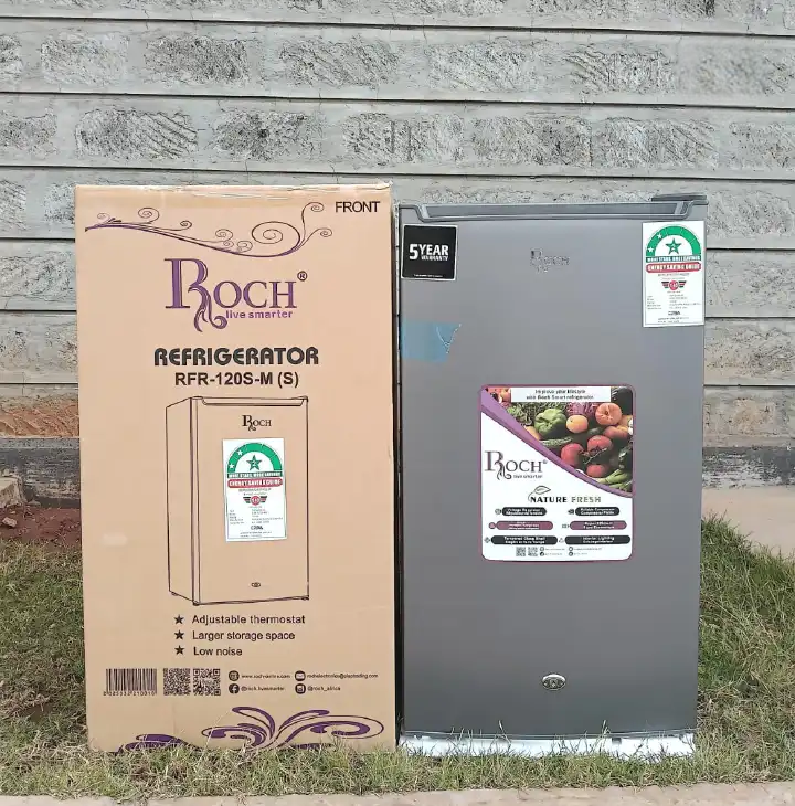 ROCH RFR-120-S-I Single Door Refrigerator – 93 Litres Compact & Efficient Fridge. Designed with efficiency, convenience, and modern style, this fridge ensures your food and drinks stay fresh.