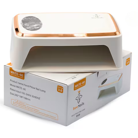 Mate 60 UV/LED Nail Lamp with Hand Pillow – Professional Gel Nail Dryer with Smart Curing. Experience salon-quality nails in the comfort of your home with the Mate 60 UV Nail Lamp.