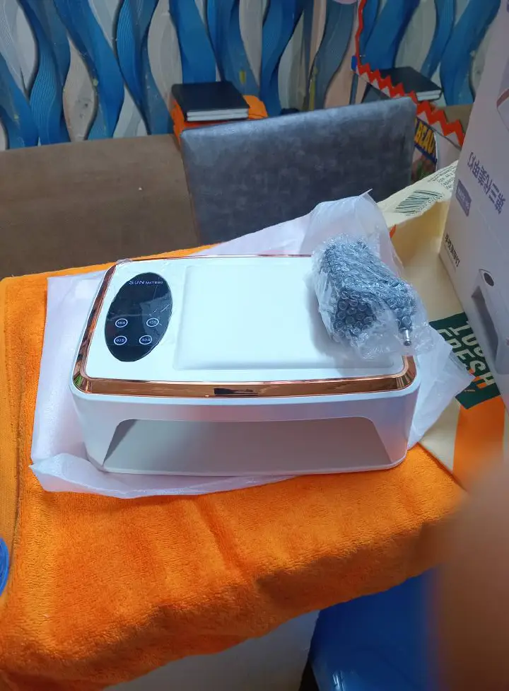 Mate 60 UV/LED Nail Lamp with Hand Pillow – Professional Gel Nail Dryer with Smart Curing. Experience salon-quality nails in the comfort of your home with the Mate 60 UV Nail Lamp.