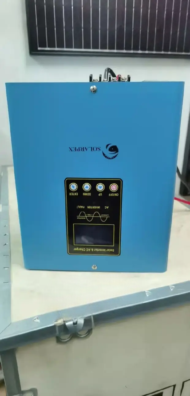 1kVA Hybrid Solarpex Inverter – Smart Solar & Grid Power Backup. Experience reliable, eco-friendly energy with the 1kVA Hybrid Solarpex Inverter, designed for seamless integration of solar.