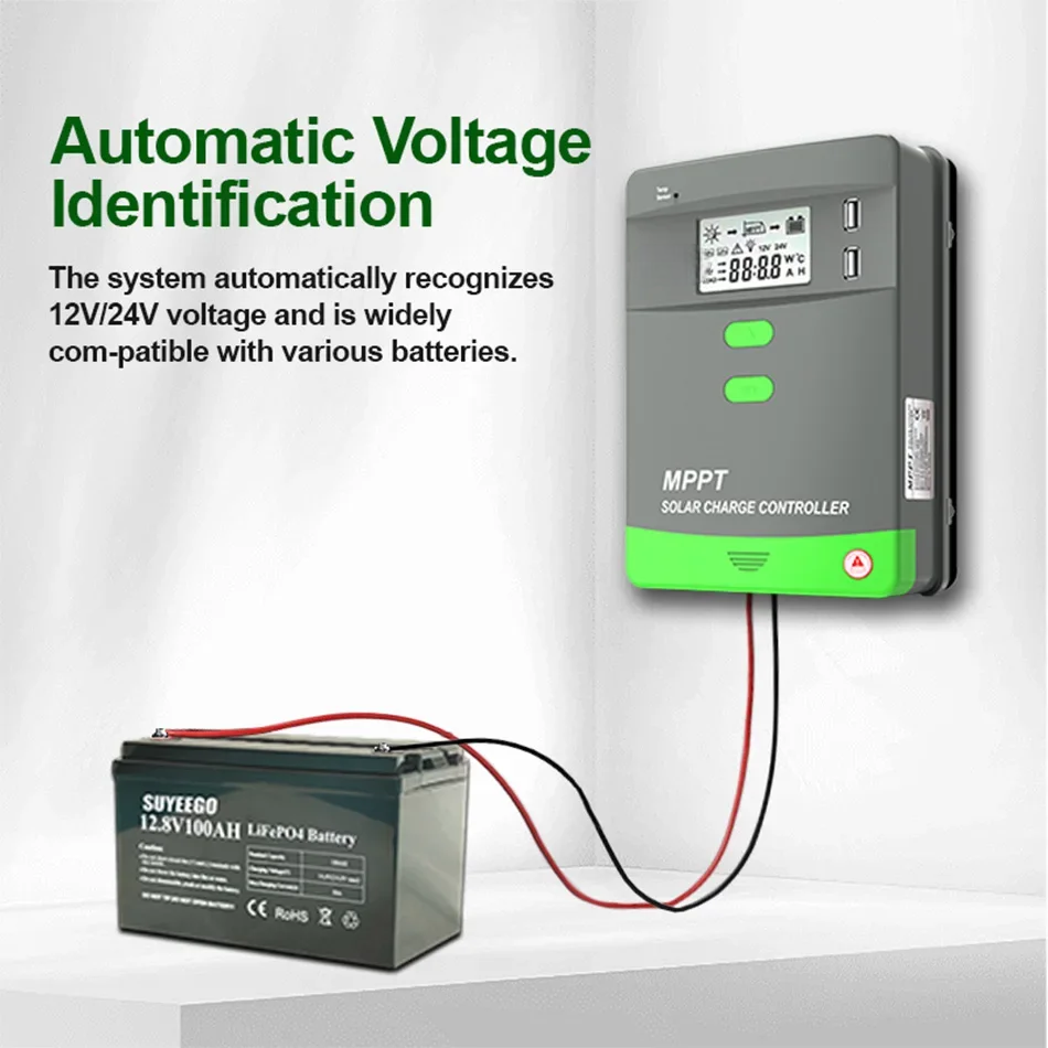 Phoenix MPPT 60A Solar Charge Controller –12V/24V Smart Solar Regulator for Large Off-Grid Systems. Designed for large off-grid and hybrid solar installations, this intelligent controller uses Maximum