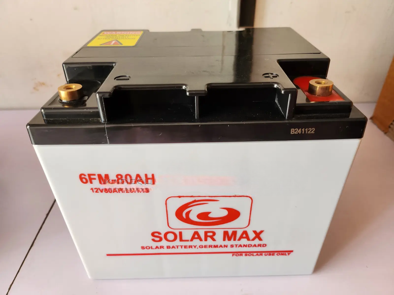 SolarMax 80Ah Deep Cycle Gel Battery – Long-Lasting, Maintenance-Free Solar Power Storage. Power your solar system with reliable, maintenance-free energy using the SolarMax 80Ah Deep Cycle Gel Battery