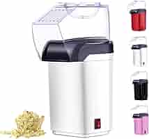 TLAC Electric Popcorn Maker – 1200W Hot Air Popcorn Popper for Healthy, Oil-Free Snacks.
Make fresh, fluffy popcorn in just minutes with the TLAC Electric Popcorn Maker