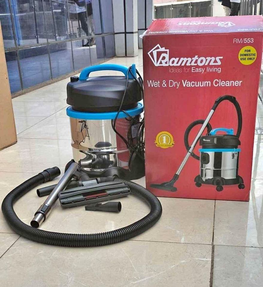 Ramtons 21 Litres Wet & Dry Vacuum Cleaner – Powerful, Multi-Surface Cleaning for Home & Business. Experience professional-grade cleaning at home or in your workspace with the Ramtons 21 L Wet & Dry