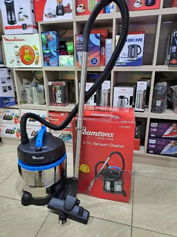 Ramtons 21 Litres Wet & Dry Vacuum Cleaner – Powerful, Multi-Surface Cleaning for Home & Business. Experience professional-grade cleaning at home or in your workspace with the Ramtons 21 L Wet & Dry