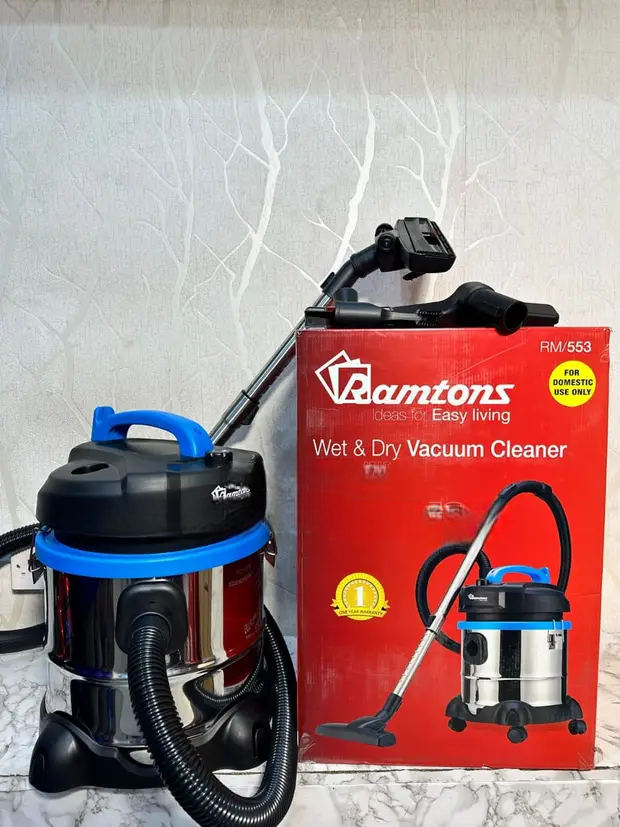 Ramtons 21 Litres Wet & Dry Vacuum Cleaner – Powerful, Multi-Surface Cleaning for Home & Business. Experience professional-grade cleaning at home or in your workspace with the Ramtons 21 L Wet & Dry