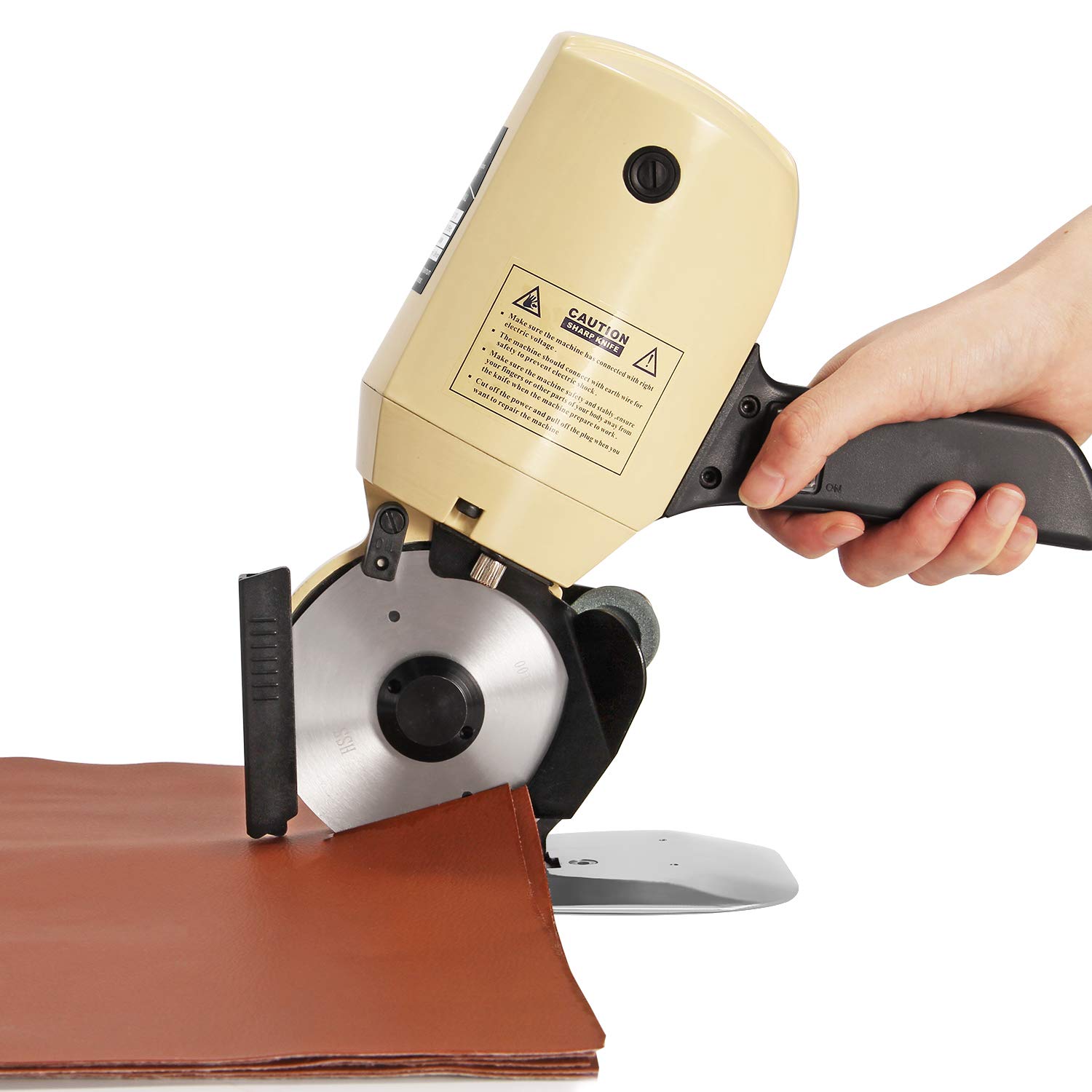 Premier Cloth Cutting Machine – Heavy-Duty Electric Fabric Cutter for Tailoring & Industrial Use. It slices through multiple fabric layers with ease—saving time while maintaining clean, accurate cut