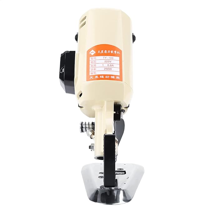 Premier Cloth Cutting Machine – Heavy-Duty Electric Fabric Cutter for Tailoring & Industrial Use. It slices through multiple fabric layers with ease—saving time while maintaining clean, accurate cut