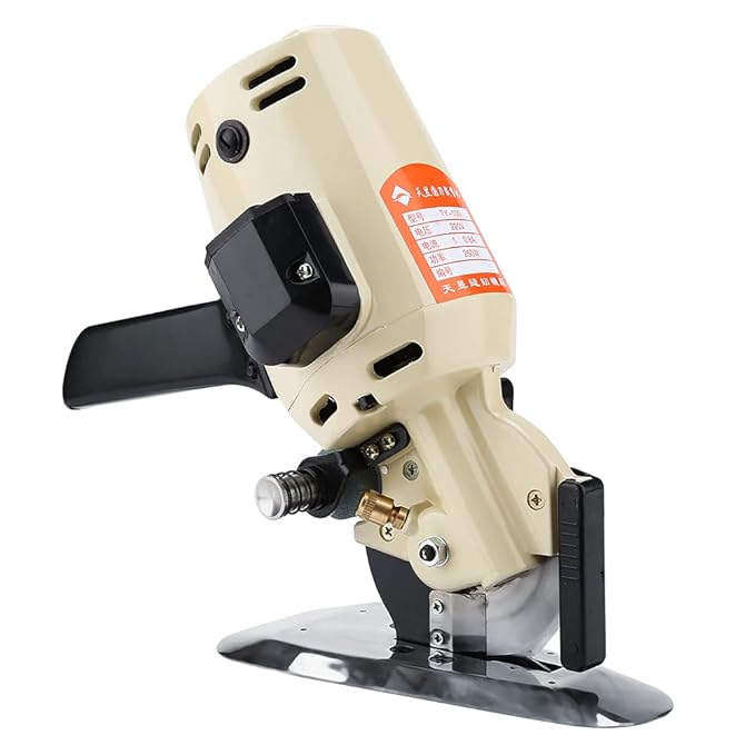 Premier Cloth Cutting Machine – Heavy-Duty Electric Fabric Cutter for Tailoring & Industrial Use. It slices through multiple fabric layers with ease—saving time while maintaining clean, accurate cut