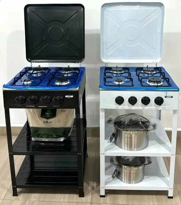 Premier PM530E All Gas Cooker With Stand Shelf – 3-Burner Portable Gas Stove for Fast, Efficient Cooking. A reliable and efficient 3-burner gas stove designed for both home and commercial cooking.