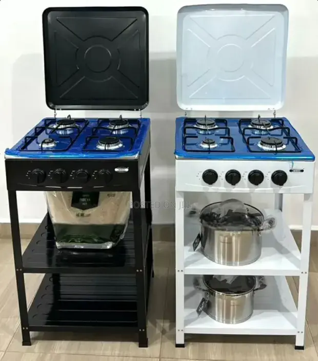 Premier PM530E All Gas Cooker With Stand Shelf – 3-Burner Portable Gas Stove for Fast, Efficient Cooking. A reliable and efficient 3-burner gas stove designed for both home and commercial cooking.