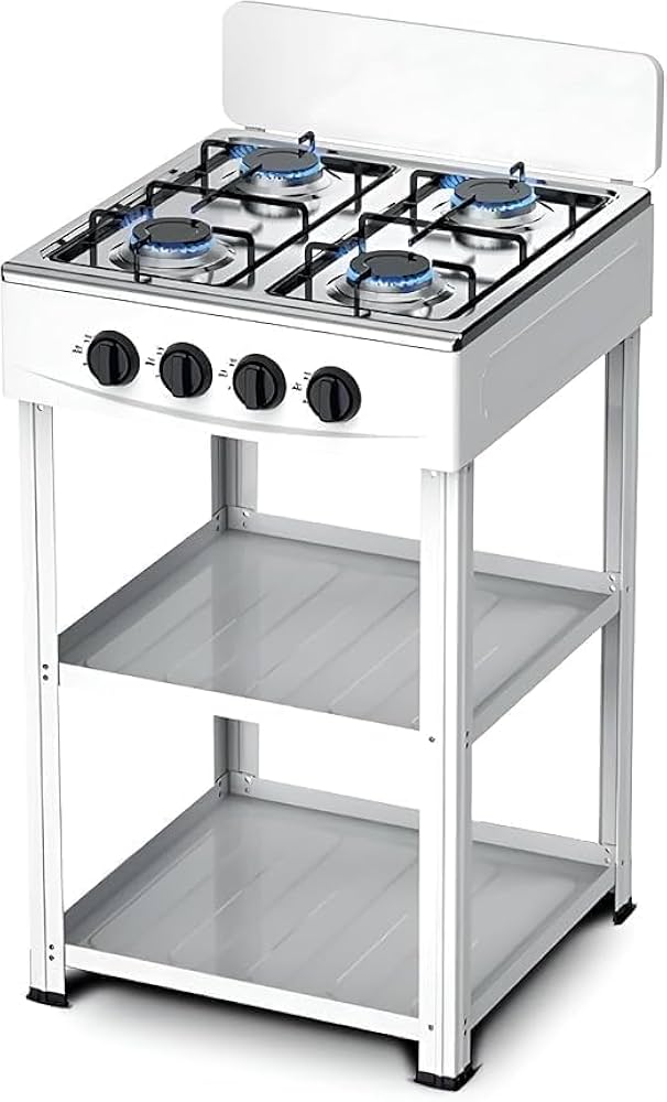 Premier PM530E All Gas Cooker With Stand Shelf – 3-Burner Portable Gas Stove for Fast, Efficient Cooking. A reliable and efficient 3-burner gas stove designed for both home and commercial cooking.