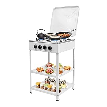 Premier PM530E All Gas Cooker With Stand Shelf – 3-Burner Portable Gas Stove for Fast, Efficient Cooking. A reliable and efficient 3-burner gas stove designed for both home and commercial cooking.