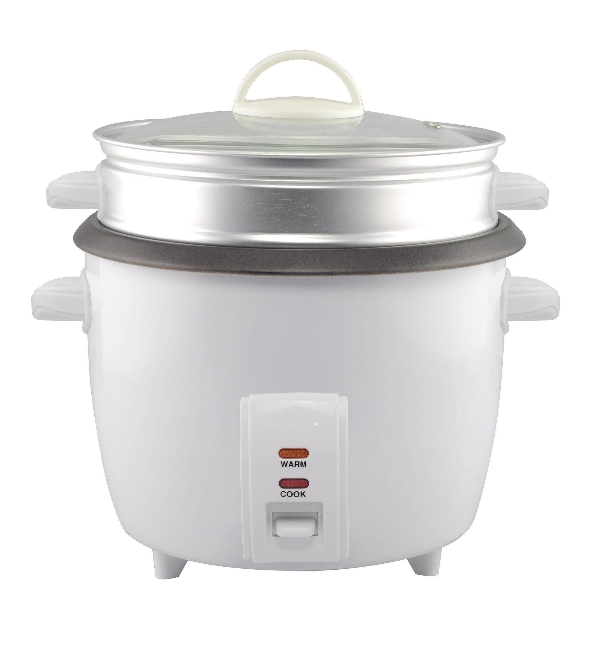 PowerSonic 2.8L 2-in-1 Rice Cooker & Steamer – Large Capacity, Non-Stick Inner Pot, Automatic Cooking & Keep-Warm Function | Energy Efficient Electric Rice Cooker