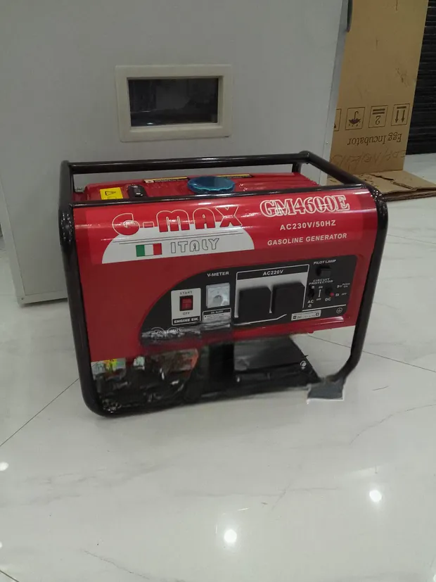 Gmax 2.5KVA Key Start Petrol Generator – Low Fuel Consumption, 100% Copper Coil, Portable Power Supply. 100% pure copper coil, and optimized low fuel consumption for home, business, and outdoor power