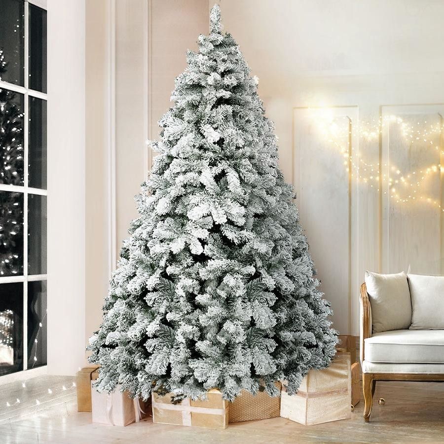 Flaked Christmas Tree 1.8M (6FT) – Premium Snow-Flocked Holiday Tree. Designed to deliver the perfect winter wonderland look.