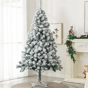 Snow-Flaked Christmas Tree 1.2M (4FT) – Elegant Frosted Holiday Decoration. A compact, beautifully flocked artificial tree designed for small spaces, homes, offices, shops, and festive table displays.