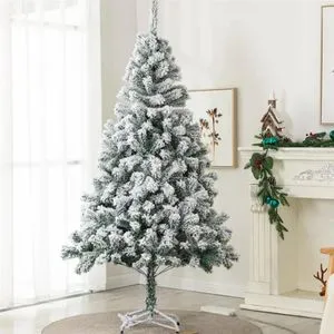 2.4 Meters (8ft) Snow-Flaked Christmas Tree – Lush, Realistic & Festive Artificial Tree. Bring the charm of a snowy winter wonderland to your home with this 2.4-meter snow-flaked Christmas tree.