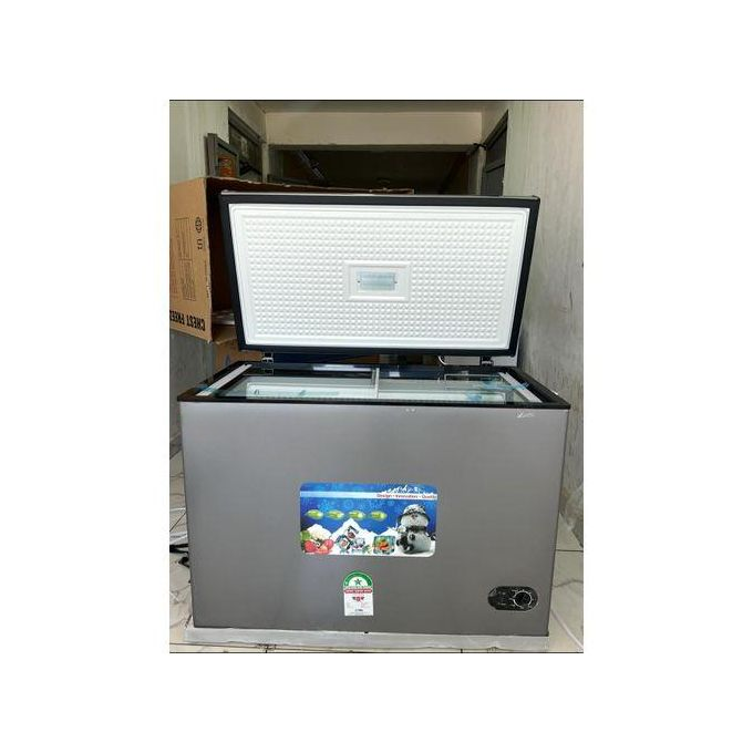 Von Chest Freezer 505 Litres – Large Capacity, Fast Cooling, Energy-Efficient Deep Freezer for Home & Commercial Use. designed for households, restaurants, supermarkets, and small businesses.