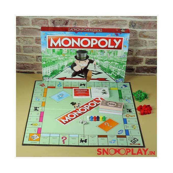 2-in-1 Monopoly & Scrabble Board Game – Classic Family Strategy & Word Game Set. Combines money strategy and word-building fun, making it perfect for family game nights, schools, and social gathering.
