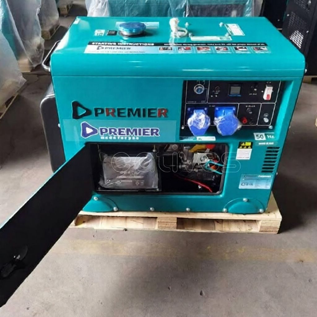 9.2kVA Silent Diesel Generator with ATS | Automatic Transfer | Soundproof Canopy | Reliable Backup Power. A dependable, low-noise backup power solution designed for residential, commercial, and light