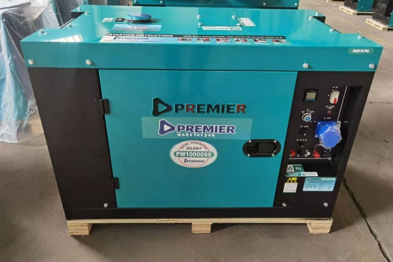 10.5 kVA Silent Diesel Generator with Automatic Transfer Switch (ATS). A reliable, fuel-efficient power solution designed for homes, offices, clinics, retail outlets, and light industrial applications