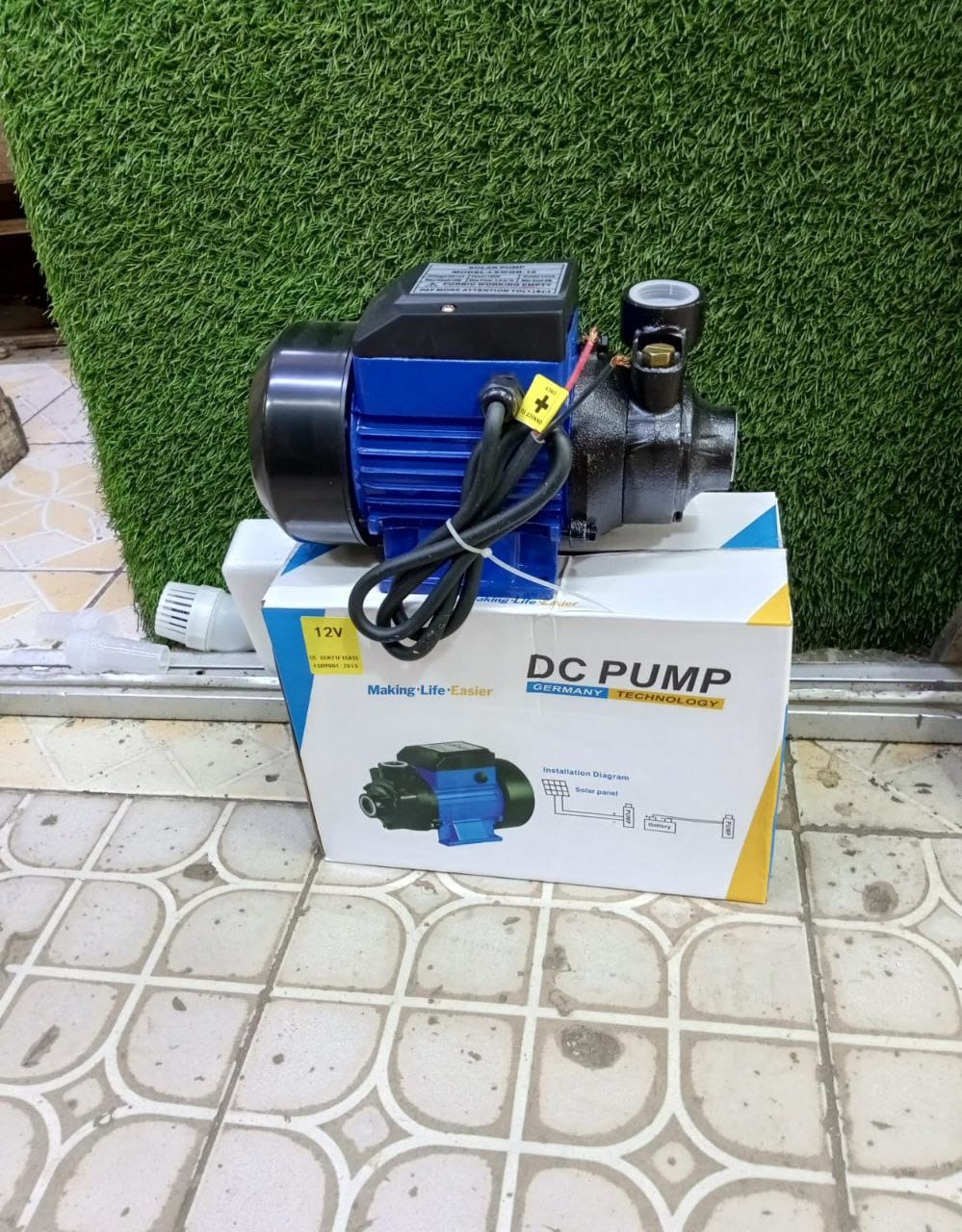 180W 12V Booster Pump – High Pressure Water Pump for Home, Solar & RV Use. Designed to improve water flow and pressure in low-pressure systems.