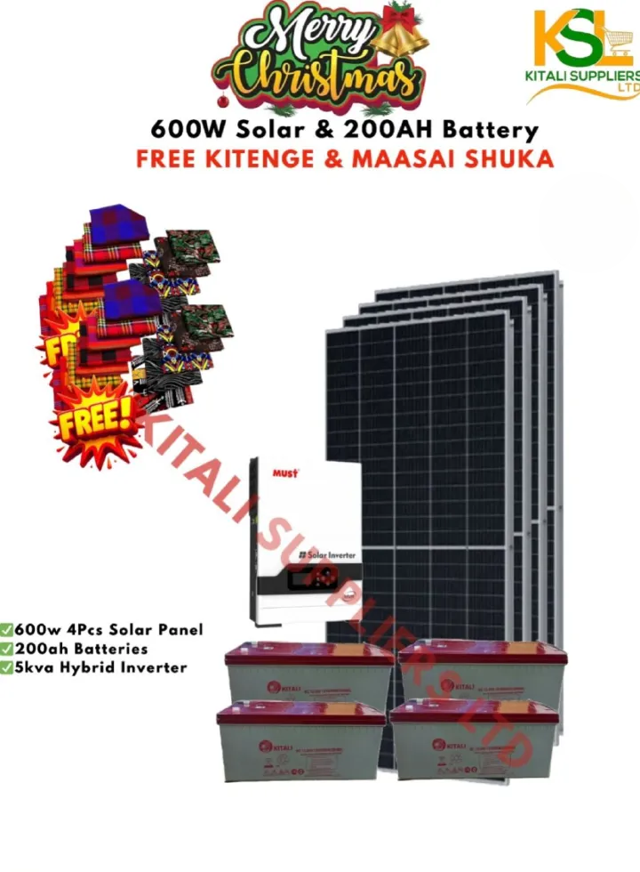 5KVA Hybrid Solar Power System – 4 Solar Panels + 4×200Ah Batteries | Home & Business Backup Power. A powerful, reliable, and scalable energy solution designed for homes, offices, shops, schools.