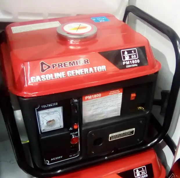 Premier PM-1800 Petrol Generator – 2-Stroke Portable Power Generator. A compact, lightweight, and fuel-efficient power solution designed for home backup, outdoor activities, small shops, and light-dut