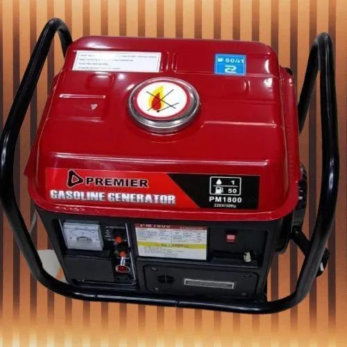 Premier PM-1800 Petrol Generator – 2-Stroke Portable Power Generator. A compact, lightweight, and fuel-efficient power solution designed for home backup, outdoor activities, small shops, and light-dut
