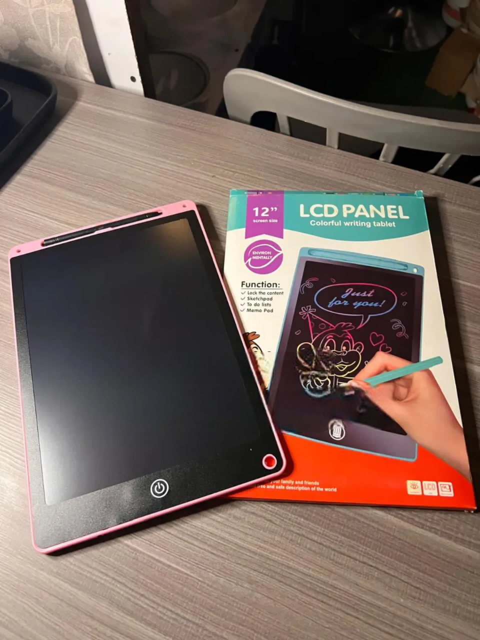 LCD Panel Colour Writing Tablet – 8.5", 10" & 12" – Reusable Digital Drawing & Note-Taking Pad. A modern, eco-friendly digital writing pad designed for kids, students, and professionals.